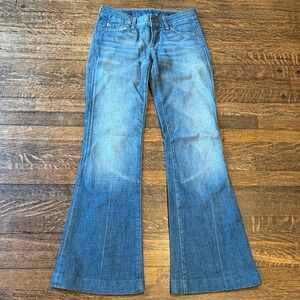 Citizens of Humanity low waist full leg stretch Kate Blue Women's Jeans size 25